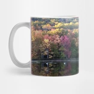 Lispe Autumn Lake with Swans Mug